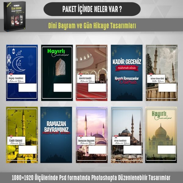 Özel Günler Hikaye Tasarımları Arşivi