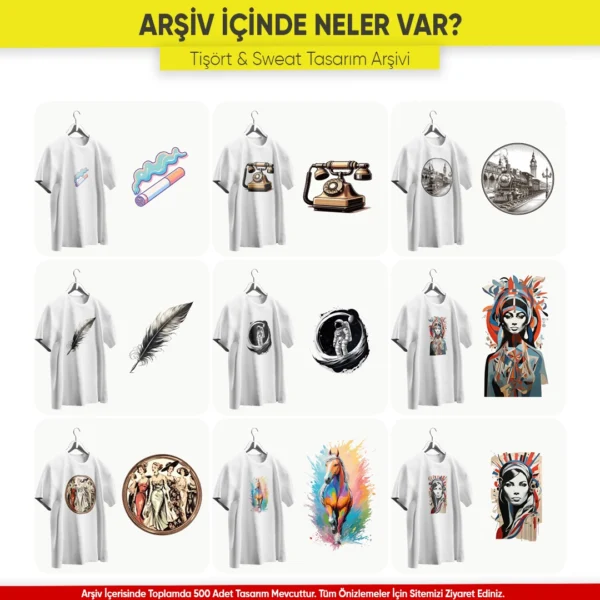 Tişört & Sweat Tasarım Arşivi
