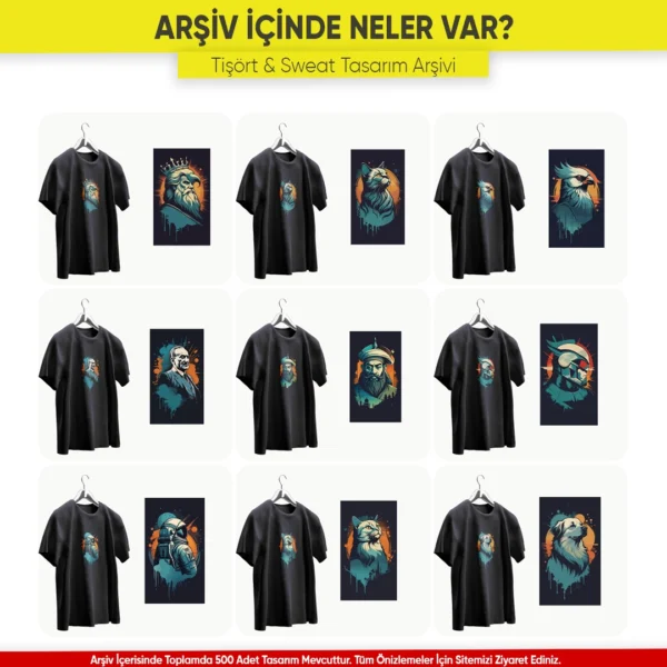 Tişört & Sweat Tasarım Arşivi