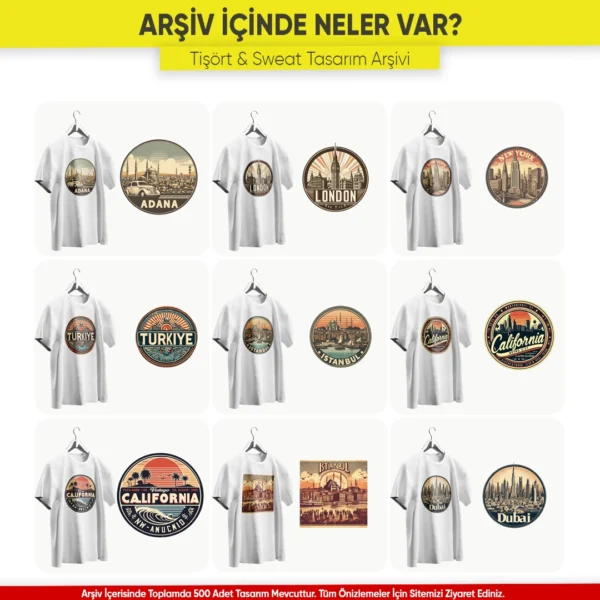 Tişört & Sweat Tasarım Arşivi