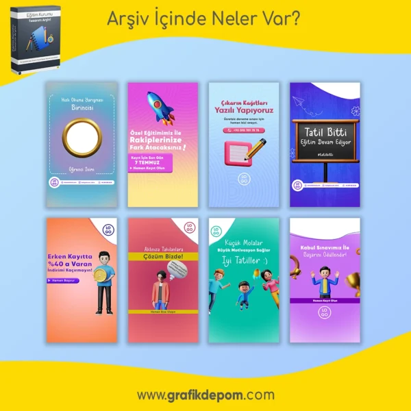 Eğitim Kurumu Tasarım Arşivi