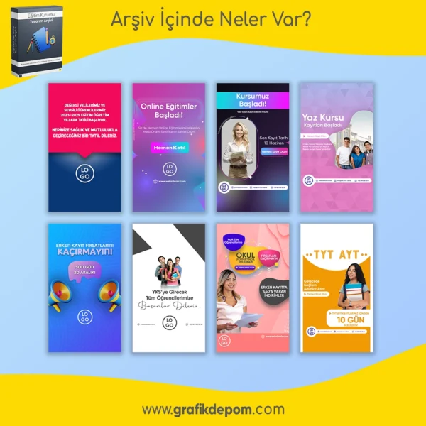 Eğitim Kurumu Tasarım Arşivi