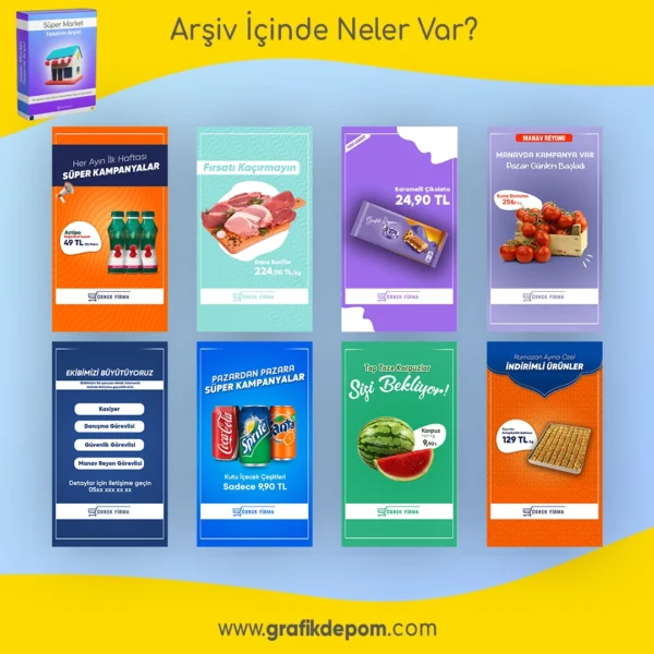 Süper Market Tasarım Arşivi