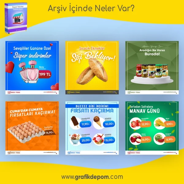 Süper Market Tasarım Arşivi
