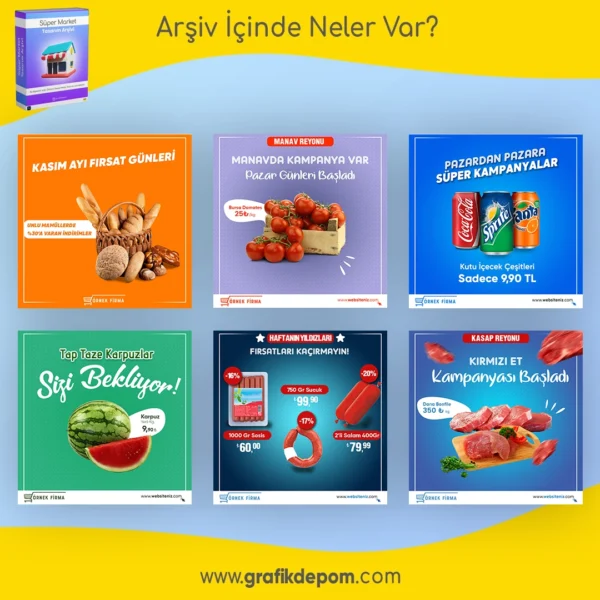 Süper Market Tasarım Arşivi