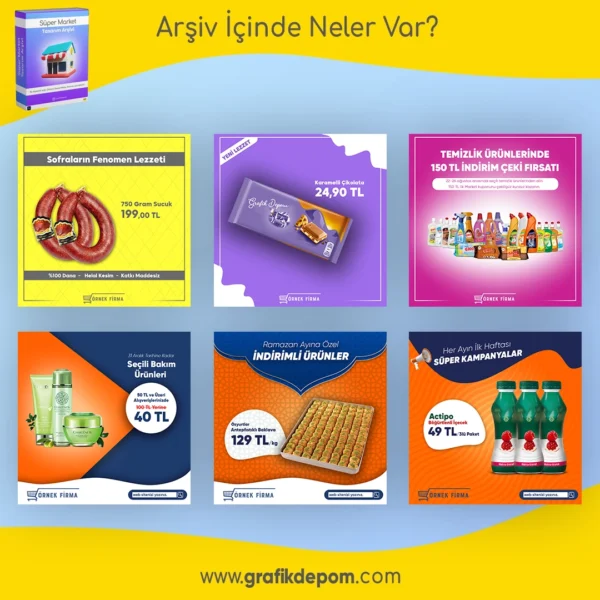 Süper Market Tasarım Arşivi