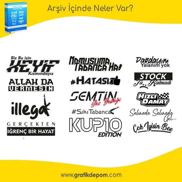 Araç Sticker Arşivi