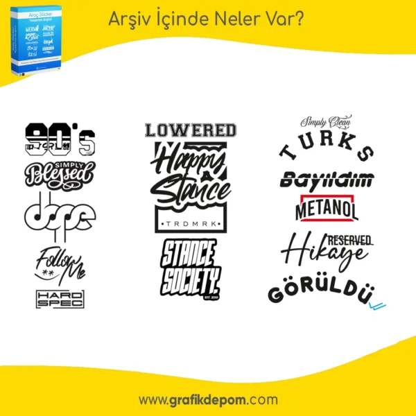 Araç Sticker Arşivi