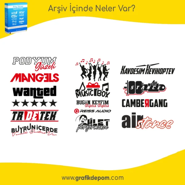 Araç Sticker Arşivi