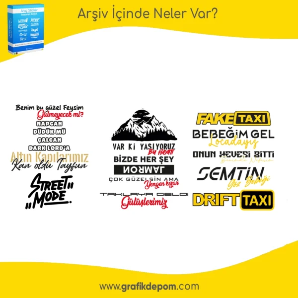 Araç Sticker Arşivi
